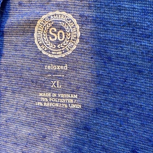 SO relaxed XL Periwinkle dolman sleeve soft and lightweight rounded hem top - Picture 2 of 9